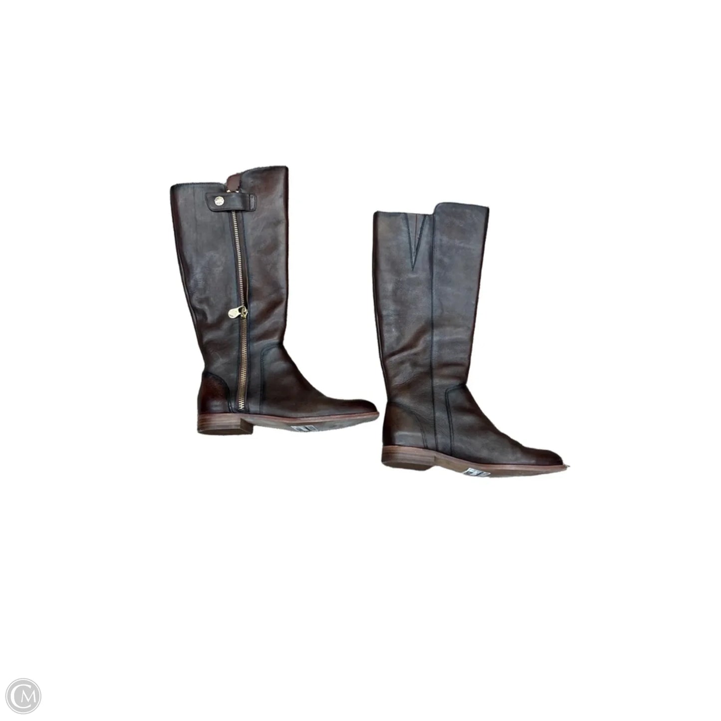Boots Leather By Isola In Brown, Size: 7.5