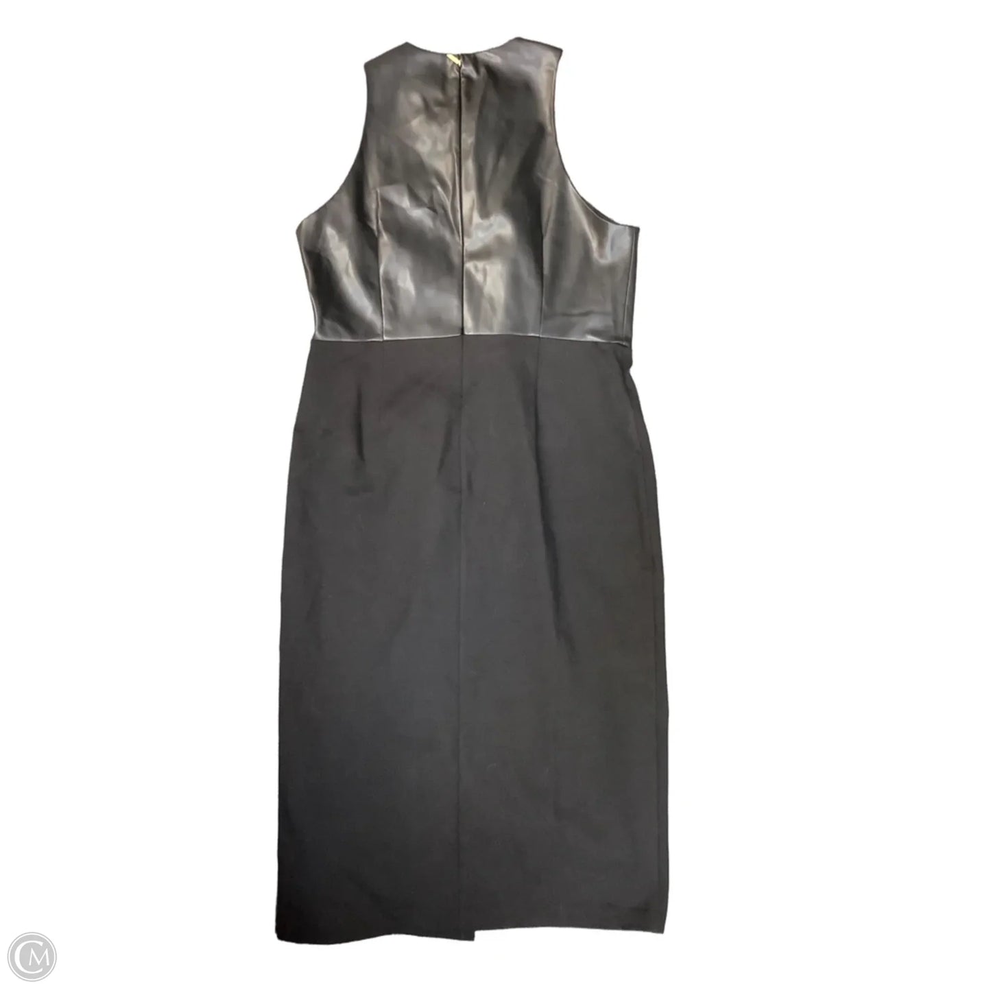 Dress Casual Midi By Michael By Michael Kors In Black, Size: Xl