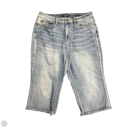 Capris By Judy Blue In Blue, Size: 16