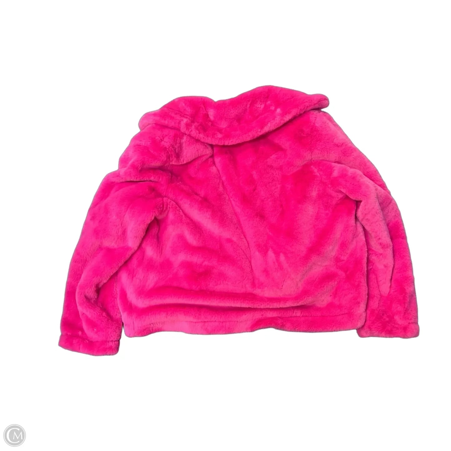 Jacket Faux Fur & Sherpa By French Connection In Pink, Size: Xs