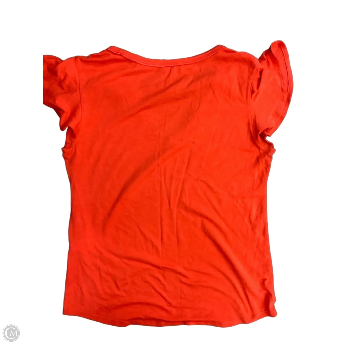 Top Short Sleeve Basic By White House Black Market In Red, Size: S
