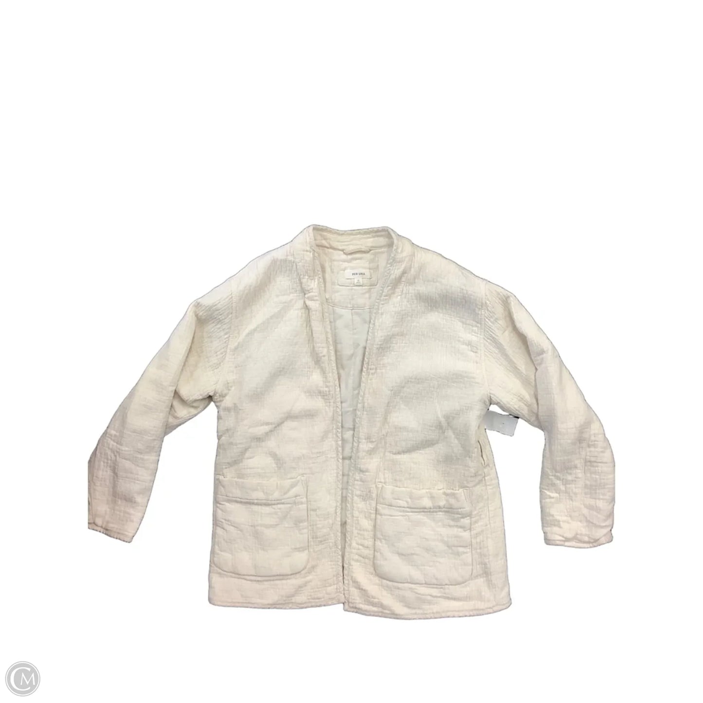 Jacket Puffer & Quilted By Clothes Mentor In Beige, Size: 12
