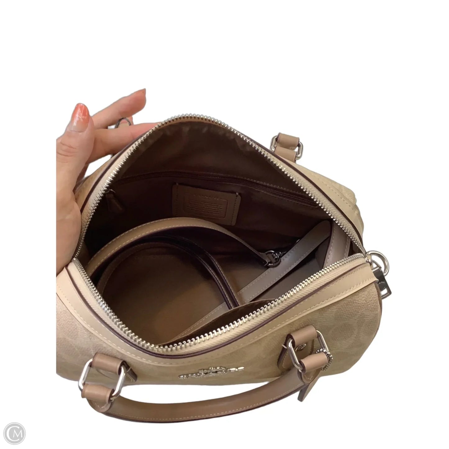 Handbag Designer By Coach, Size: Medium