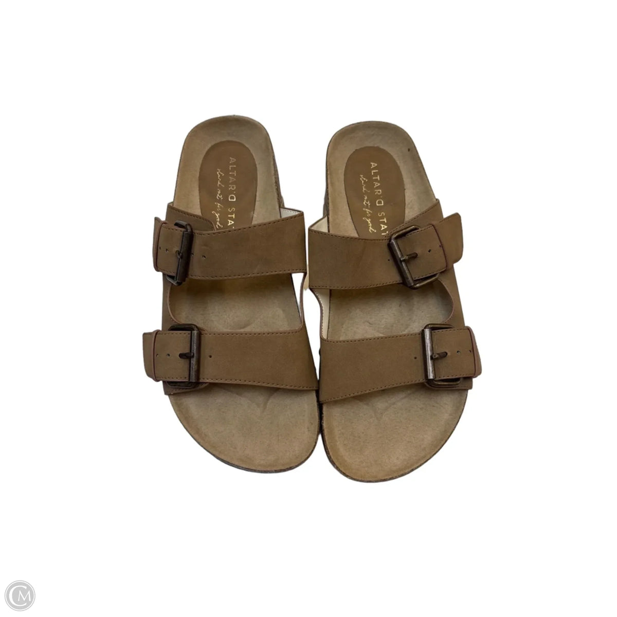 Sandals Heels Platform By Altard State In Tan, Size: 8