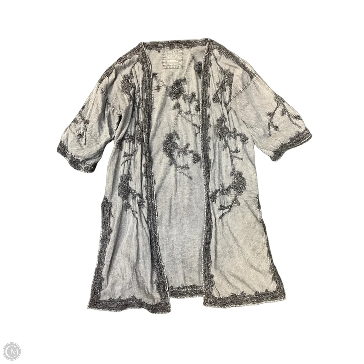 Cardigan By Clothes Mentor In Grey, Size: M