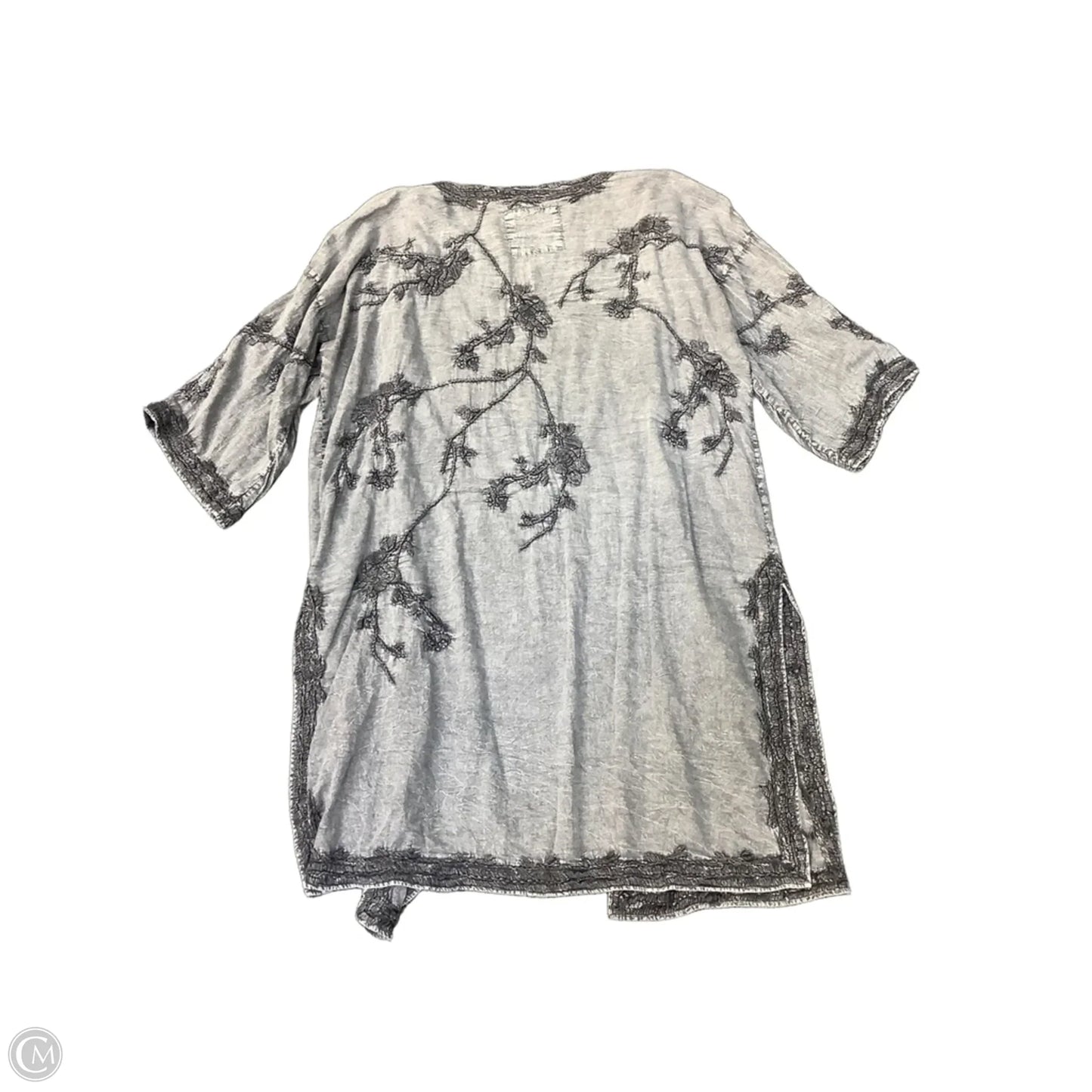 Cardigan By Clothes Mentor In Grey, Size: M