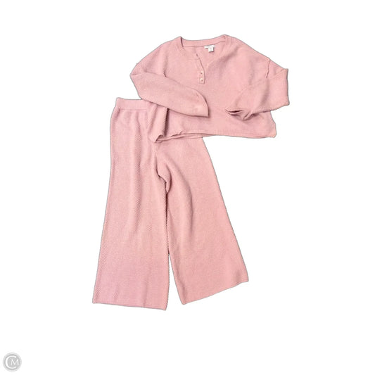 Pants Set 2pc By Sincerely Jules In Pink, Size: L