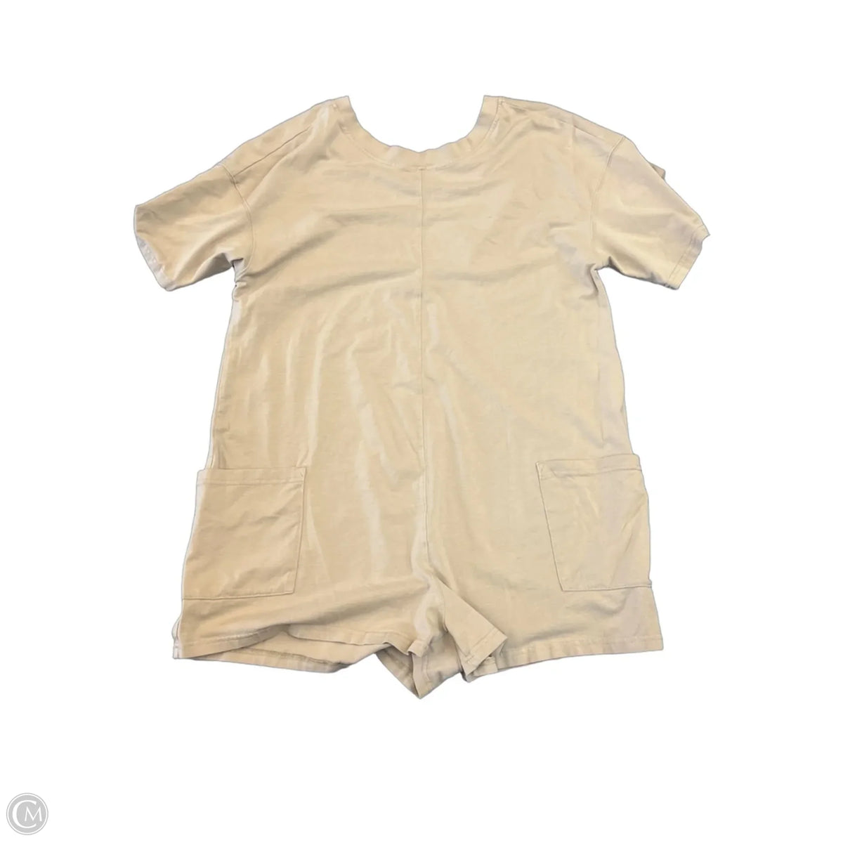 Romper By Clothes Mentor In Beige, Size: M