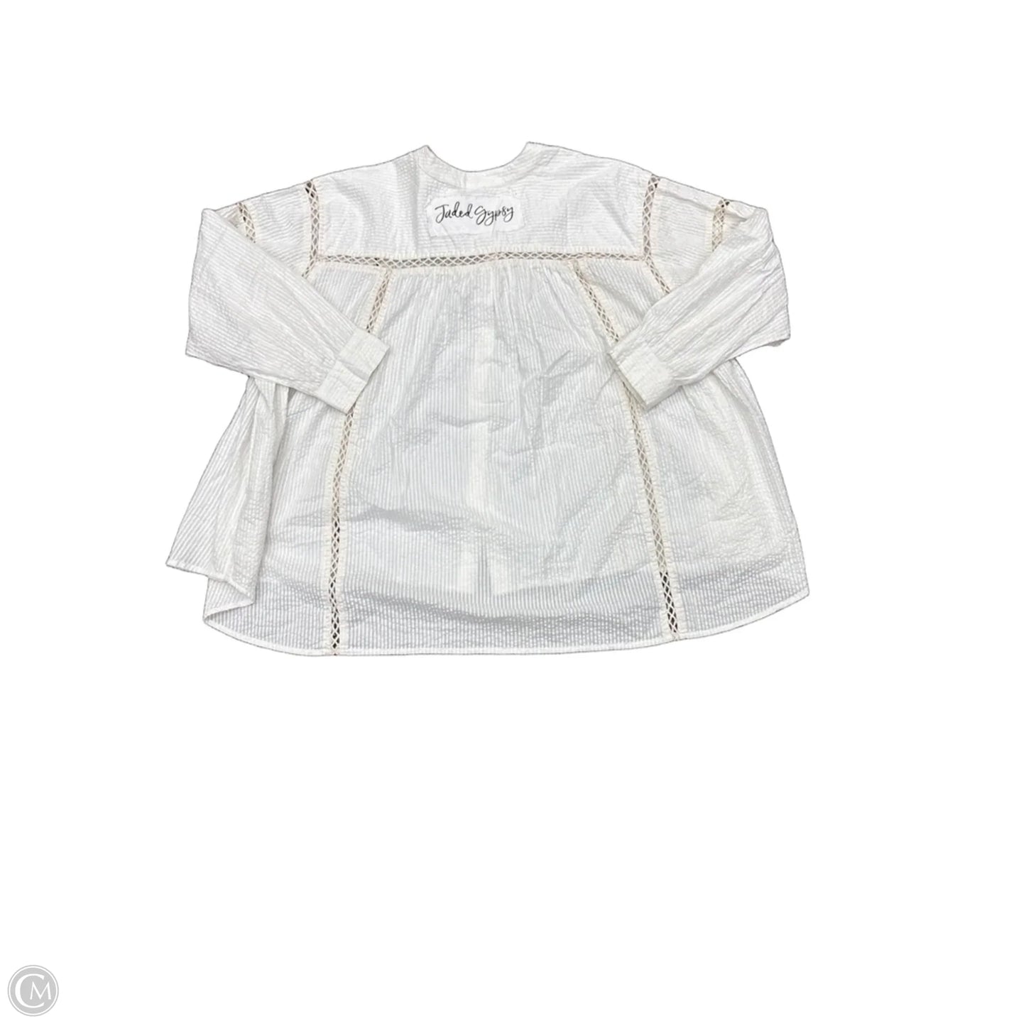 Top 3/4 Sleeve By Cma In Cream, Size: Osfm
