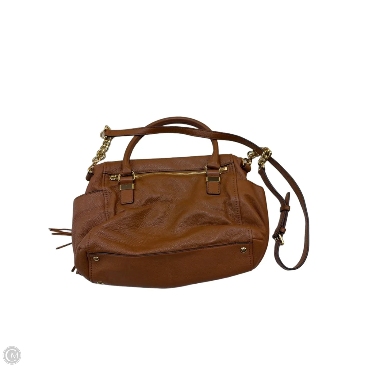 Handbag Leather By Michael By Michael Kors, Size: Medium
