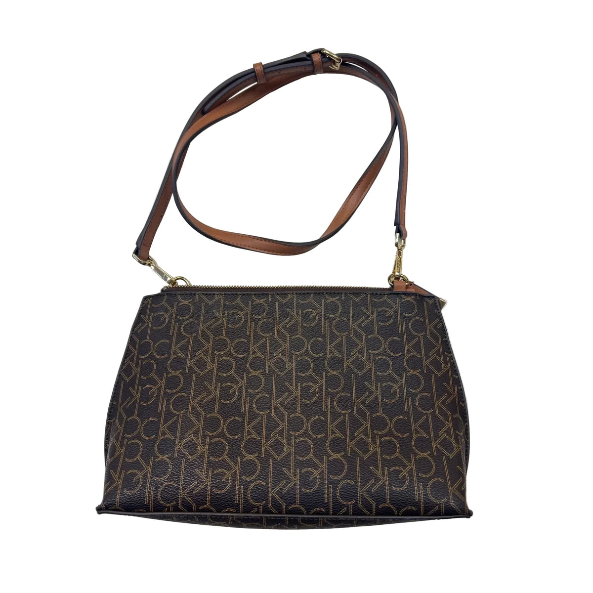 Crossbody Leather By Calvin Klein, Size: Small