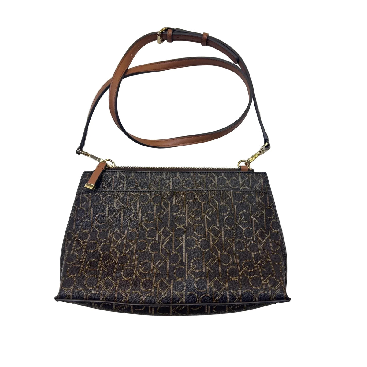Crossbody Leather By Calvin Klein, Size: Small