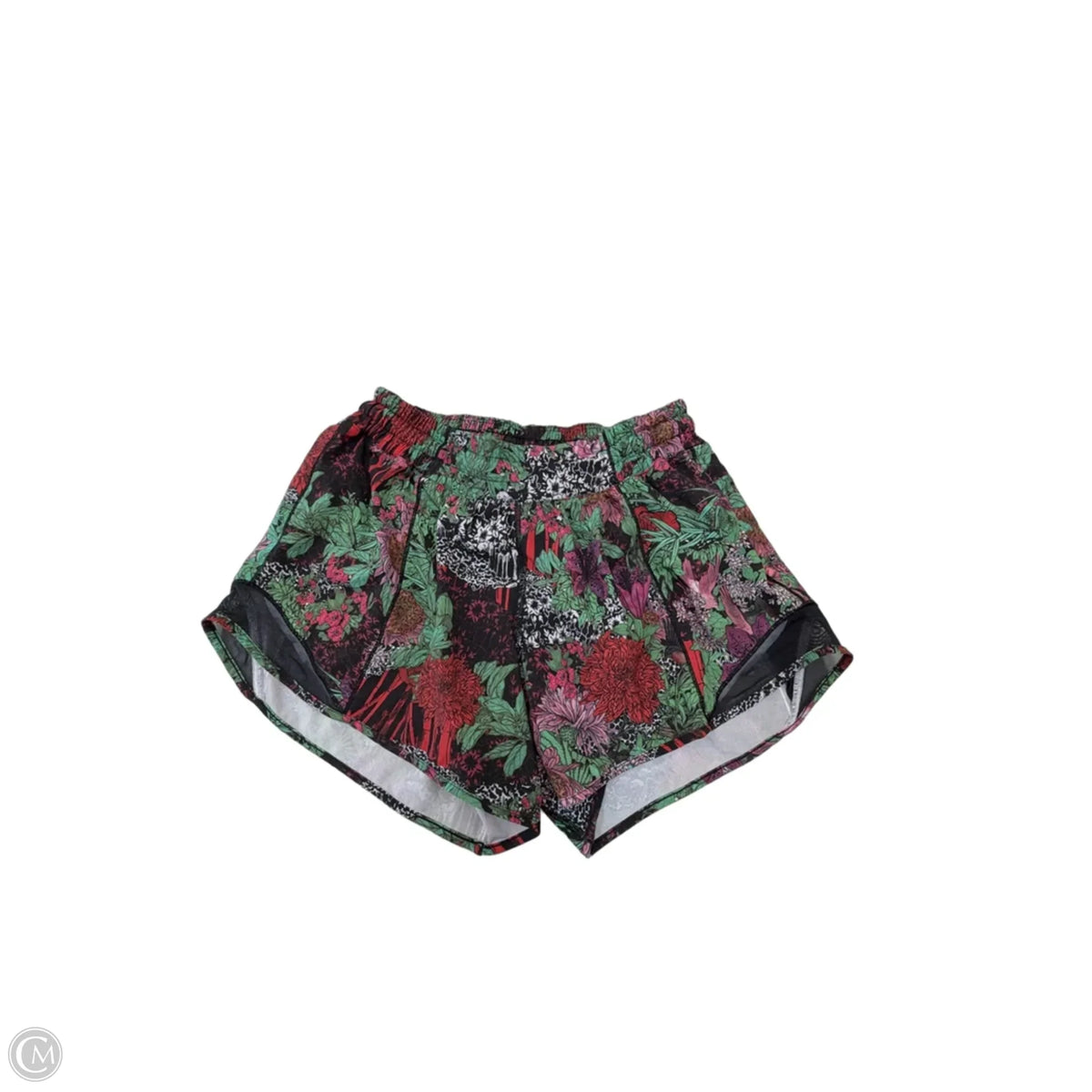 Athletic Shorts By Lululemon In Floral Print, Size: S