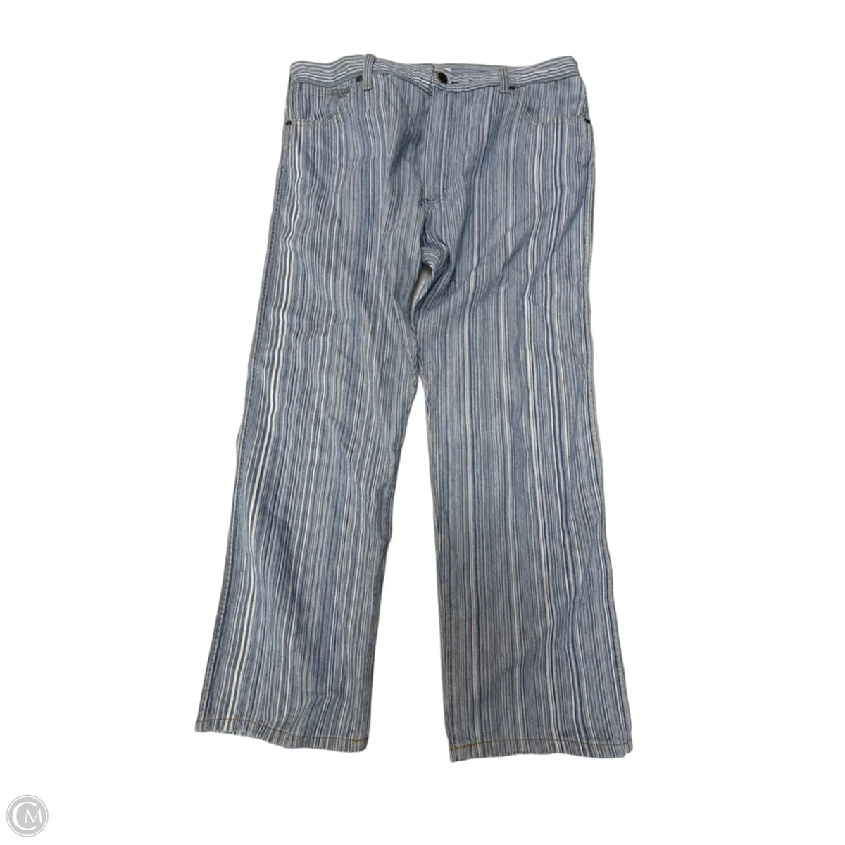 Jeans Straight By Wrangler In Striped Pattern, Size: 6