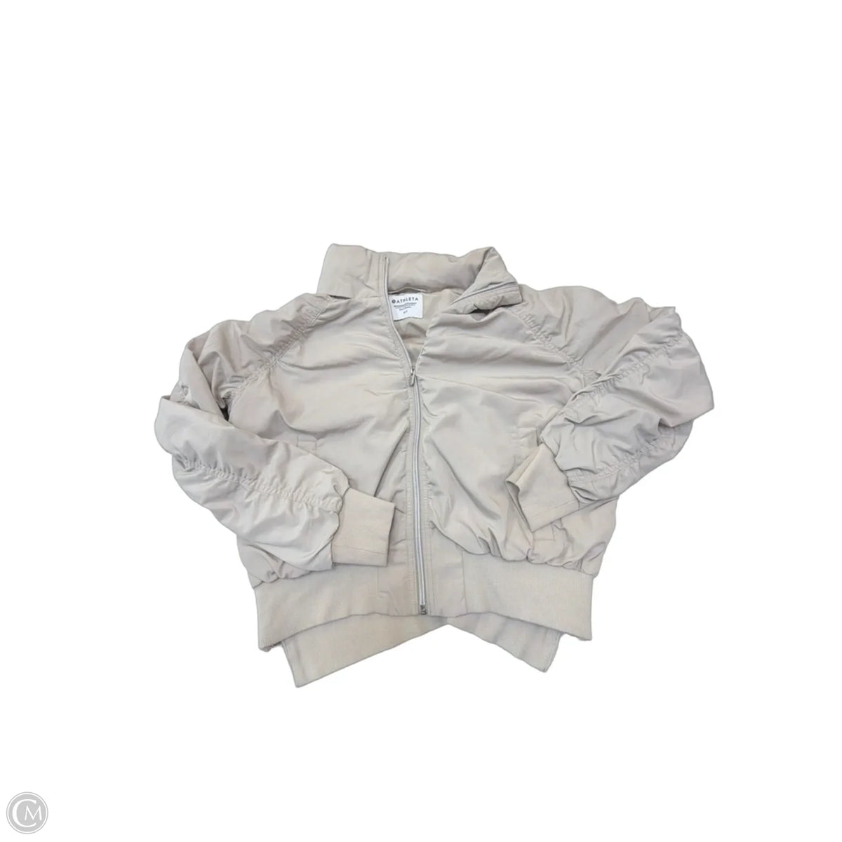 Athletic Jacket By Athleta In Beige, Size: M