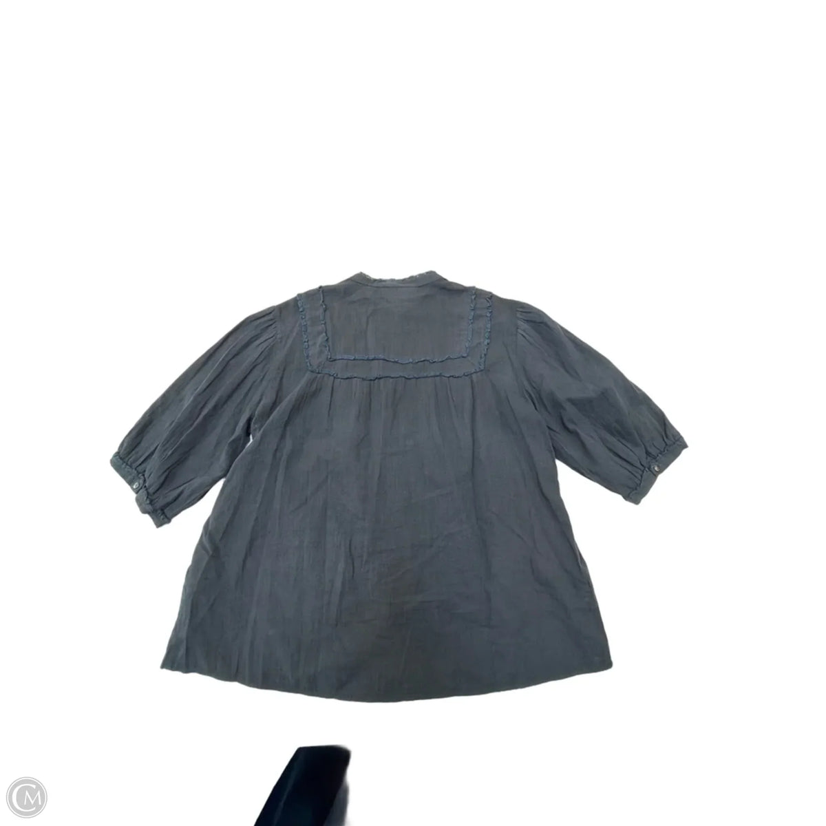 Top Long Sleeve Designer By Ba&sh In Black, Size: M