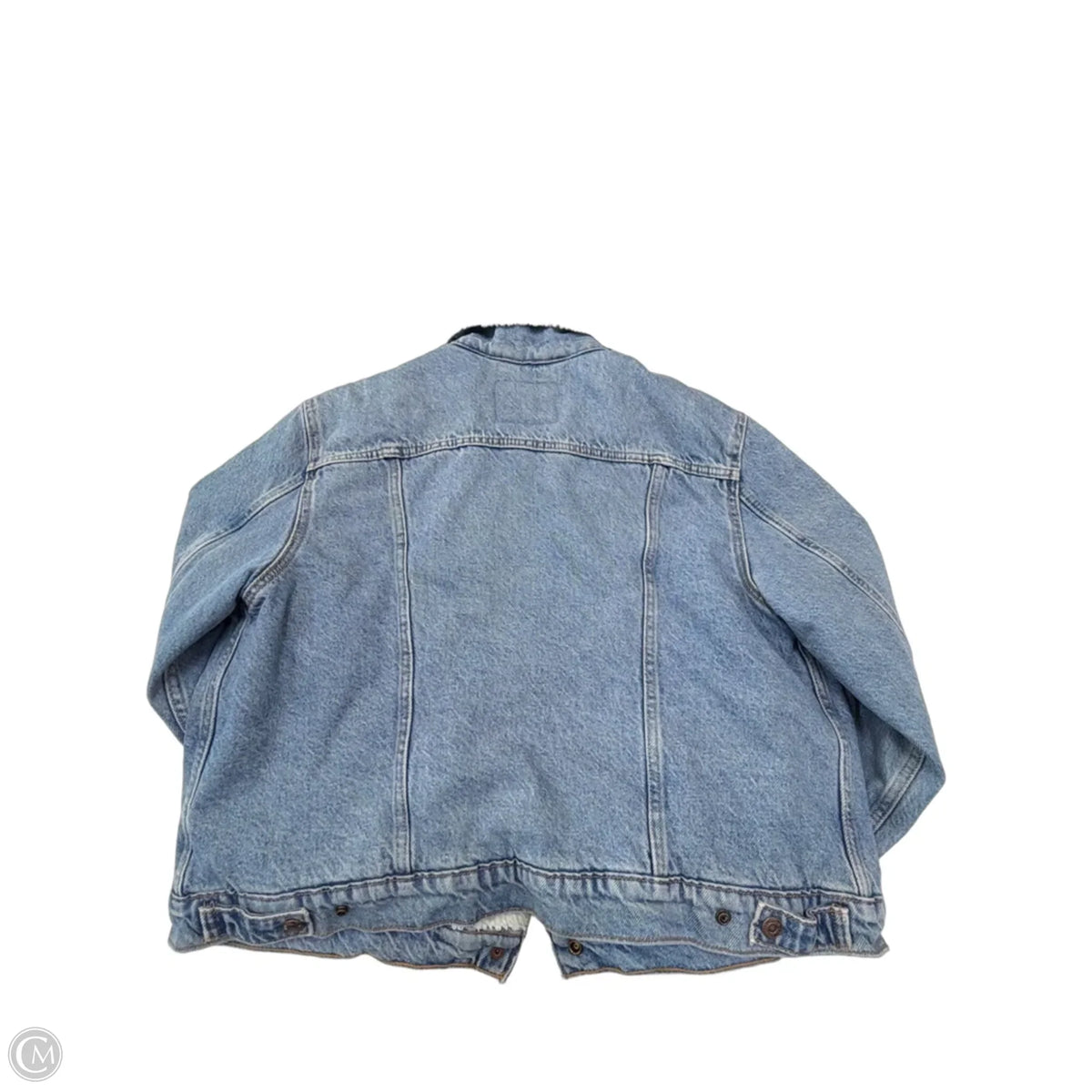 Jacket Denim By Levis In Blue Denim, Size: Xl