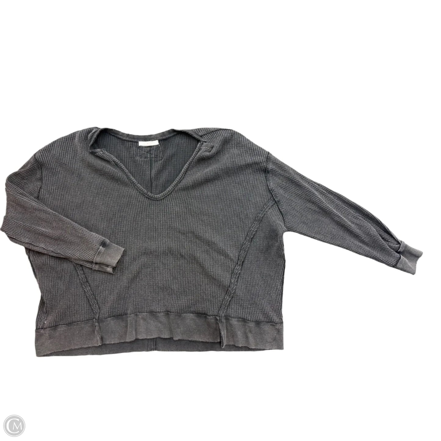 Sweatshirt Collar By We The Free In Grey, Size: L