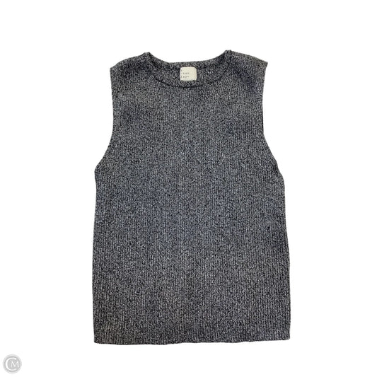 Tank Top By A New Day In Black & Silver, Size: S