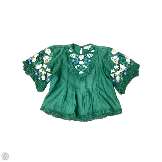 Top Short Sleeve By Clothes Mentor In Green, Size: S