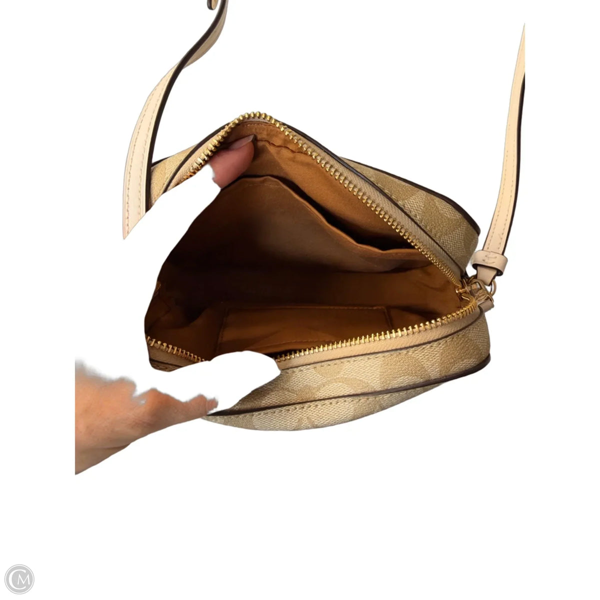 Crossbody Designer By Coach, Size: Small