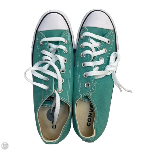 Shoes Sneakers By Converse In Teal, Size: 9
