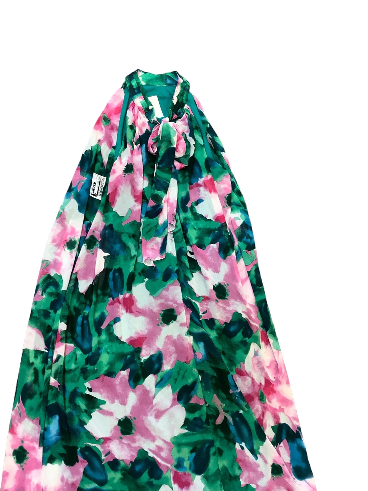 Floral Print Dress Casual Maxi Entro, Size M