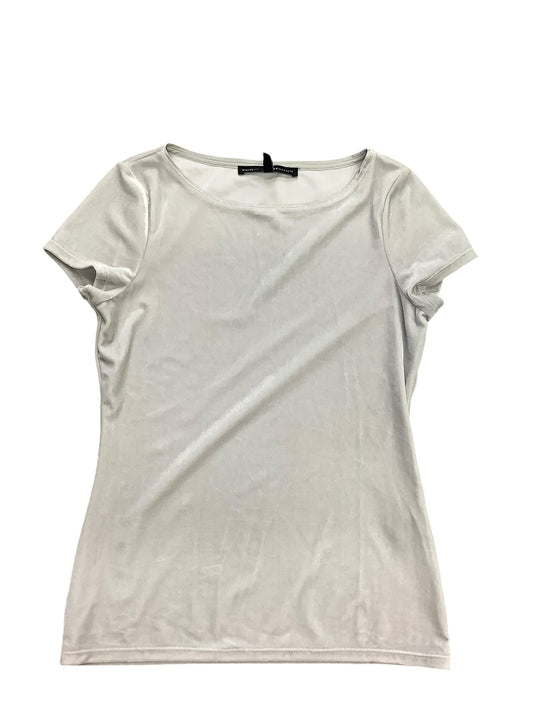 Top Short Sleeve By White House Black Market In Grey, Size: Xxs