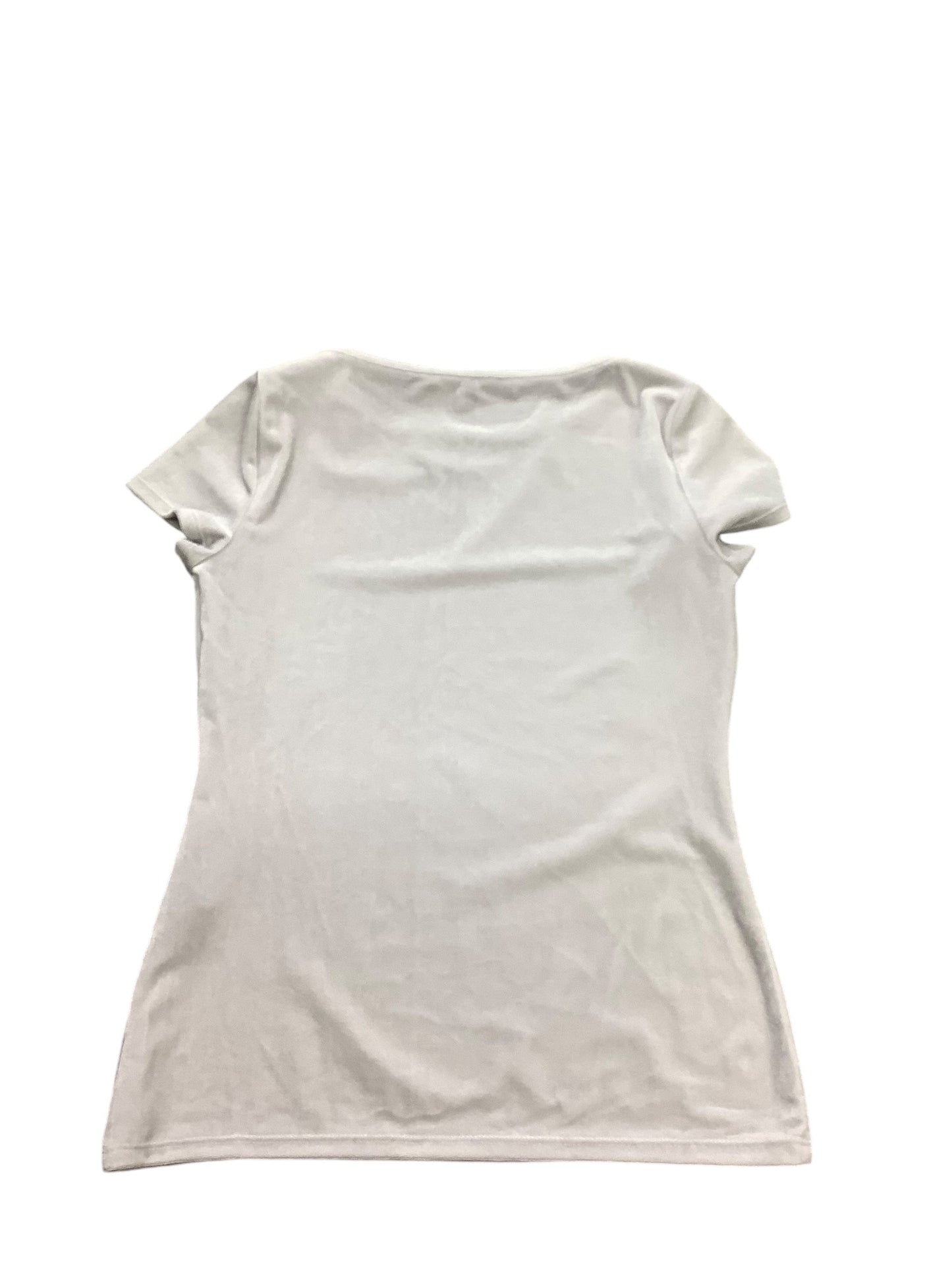 Top Short Sleeve By White House Black Market In Grey, Size: Xxs