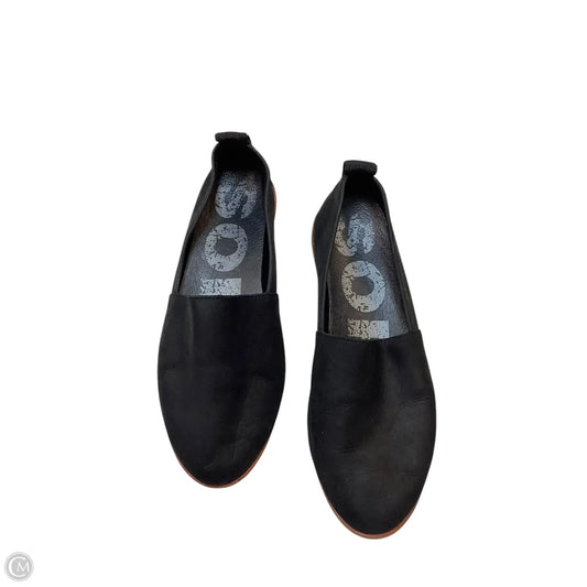 Shoes Flats By Sorel In Black, Size: 9.5