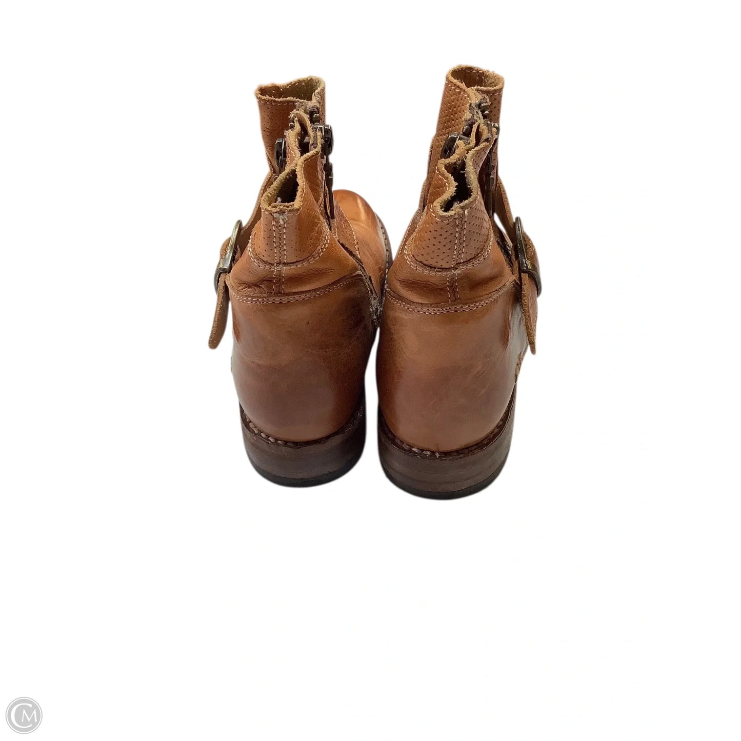 Boots Ankle Flats By Bed Stu In Brown, Size: 6