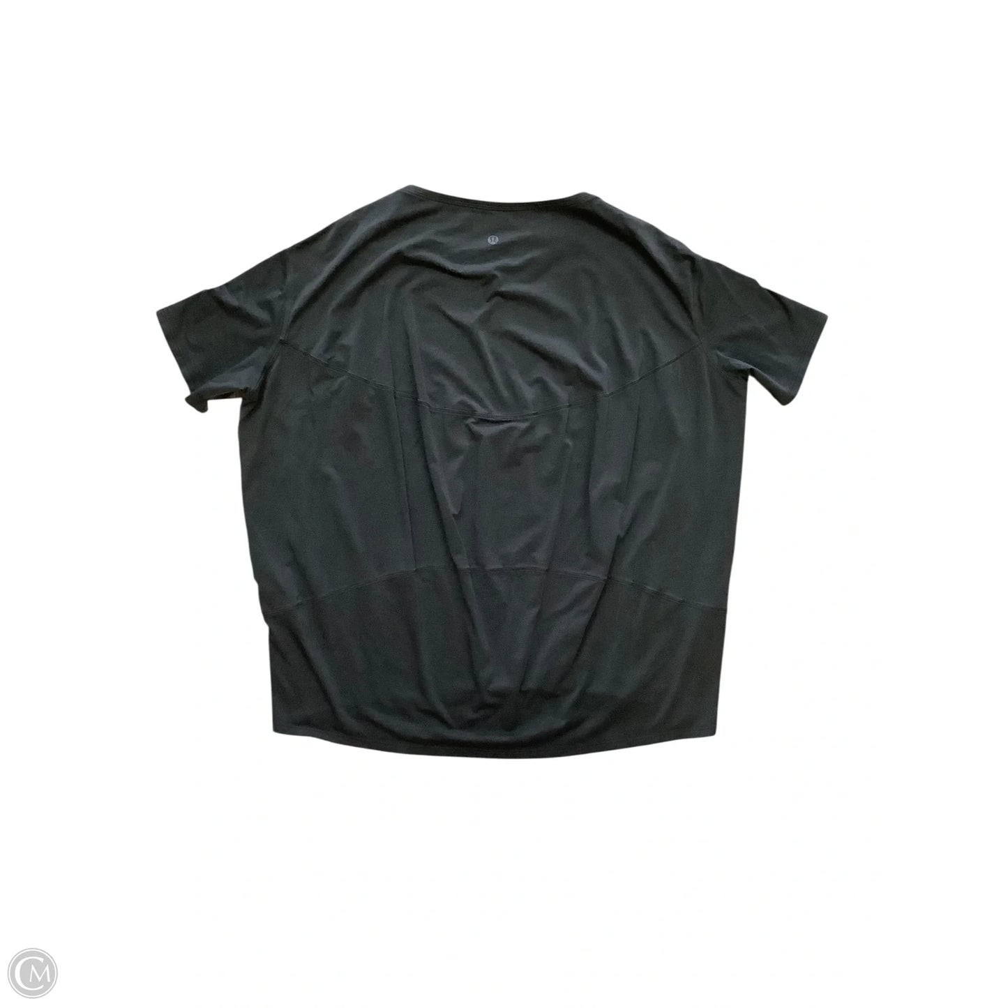 Athletic Top Short Sleeve By Lululemon In Black Size 8