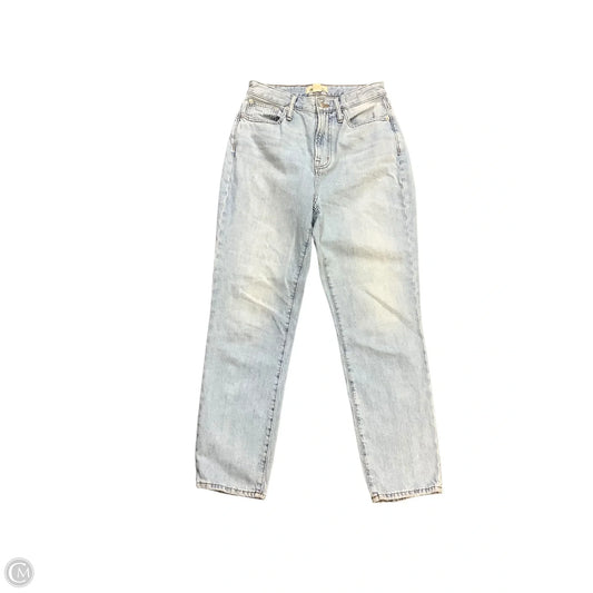 Jeans Straight By Madewell In Blue Denim, Size: 4 (26)