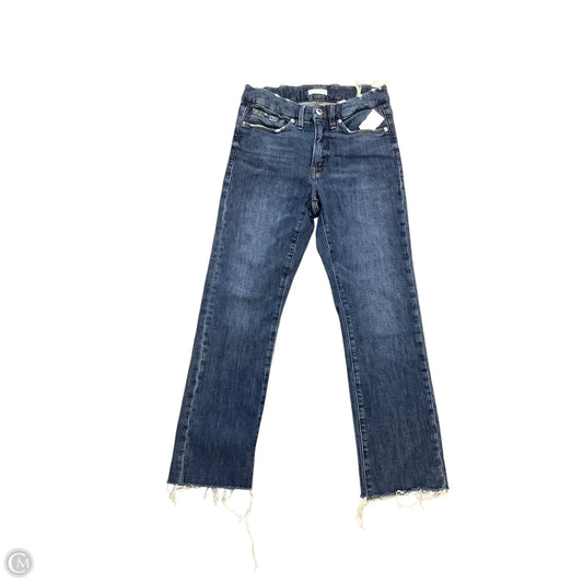 Jeans Straight By Good American In Blue Denim, Size: 4 (27)
