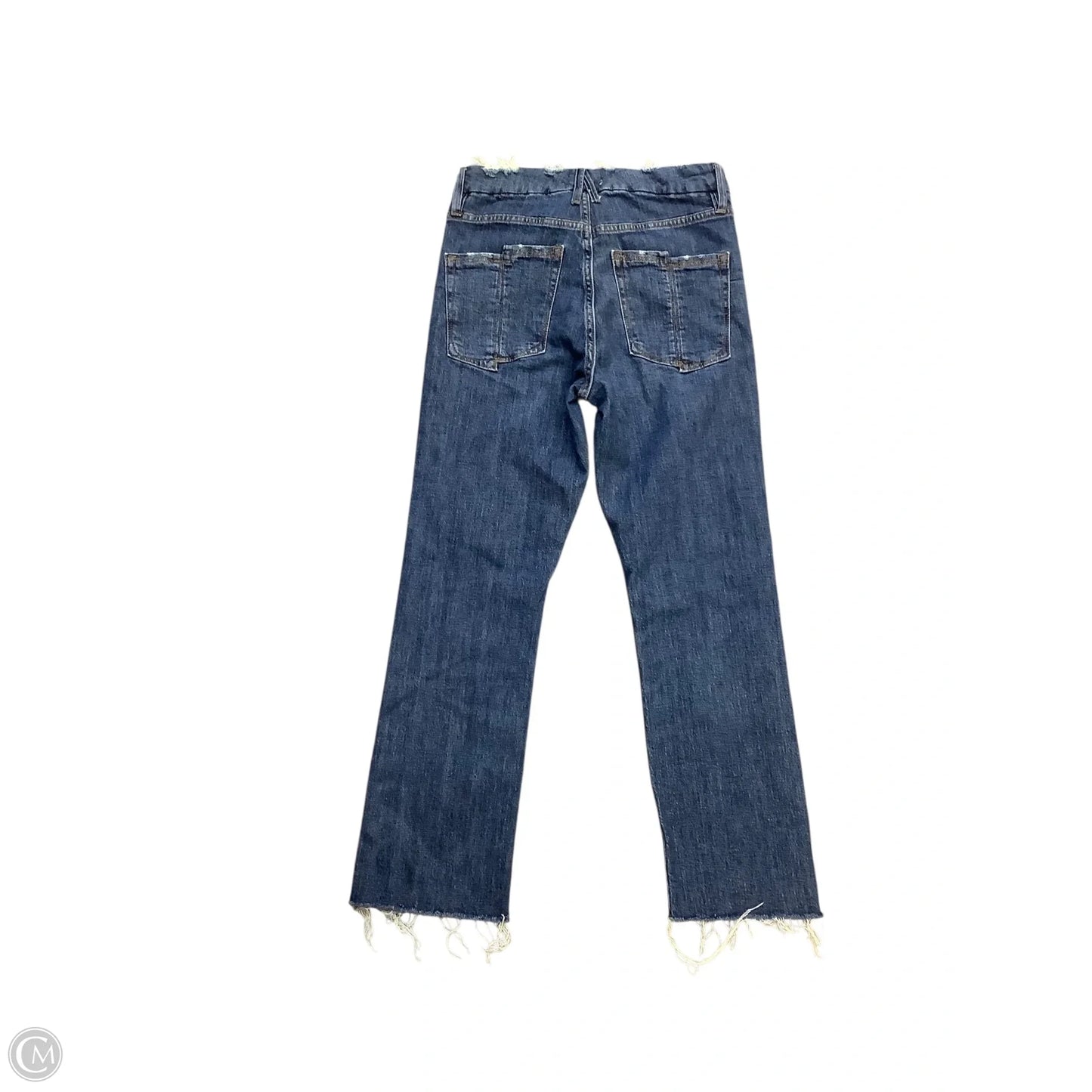 Jeans Straight By Good American In Blue Denim, Size: 4 (27)