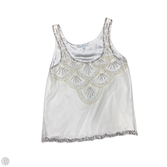Blouse Sleeveless By Cmc In White, Size: M