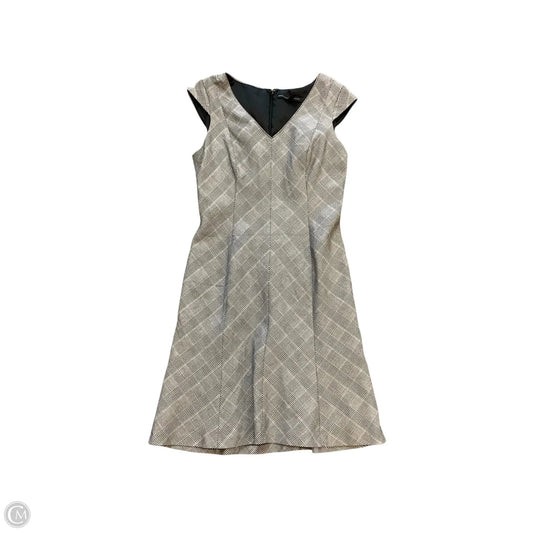 Dress Party Midi By White House Black Market In Plaid Pattern, Size: 8