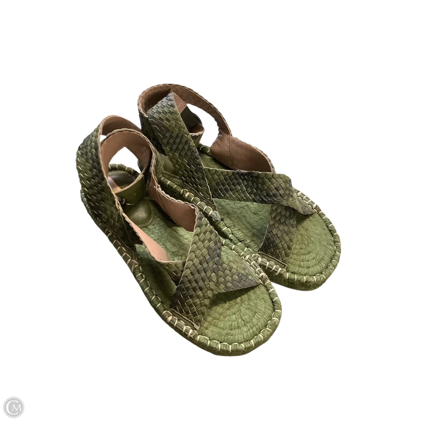 Sandals Heels Platform By Sam Edelman In Green, Size: 6.5