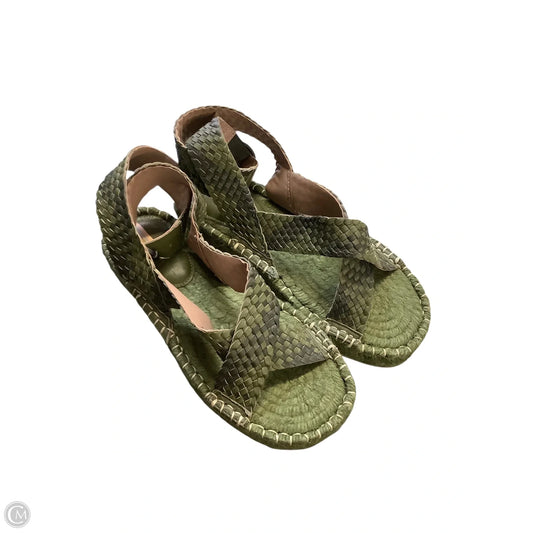 Sandals Heels Platform By Sam Edelman In Green, Size: 6.5