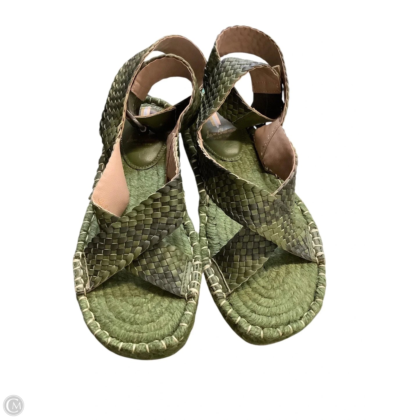 Sandals Heels Platform By Sam Edelman In Green, Size: 6.5