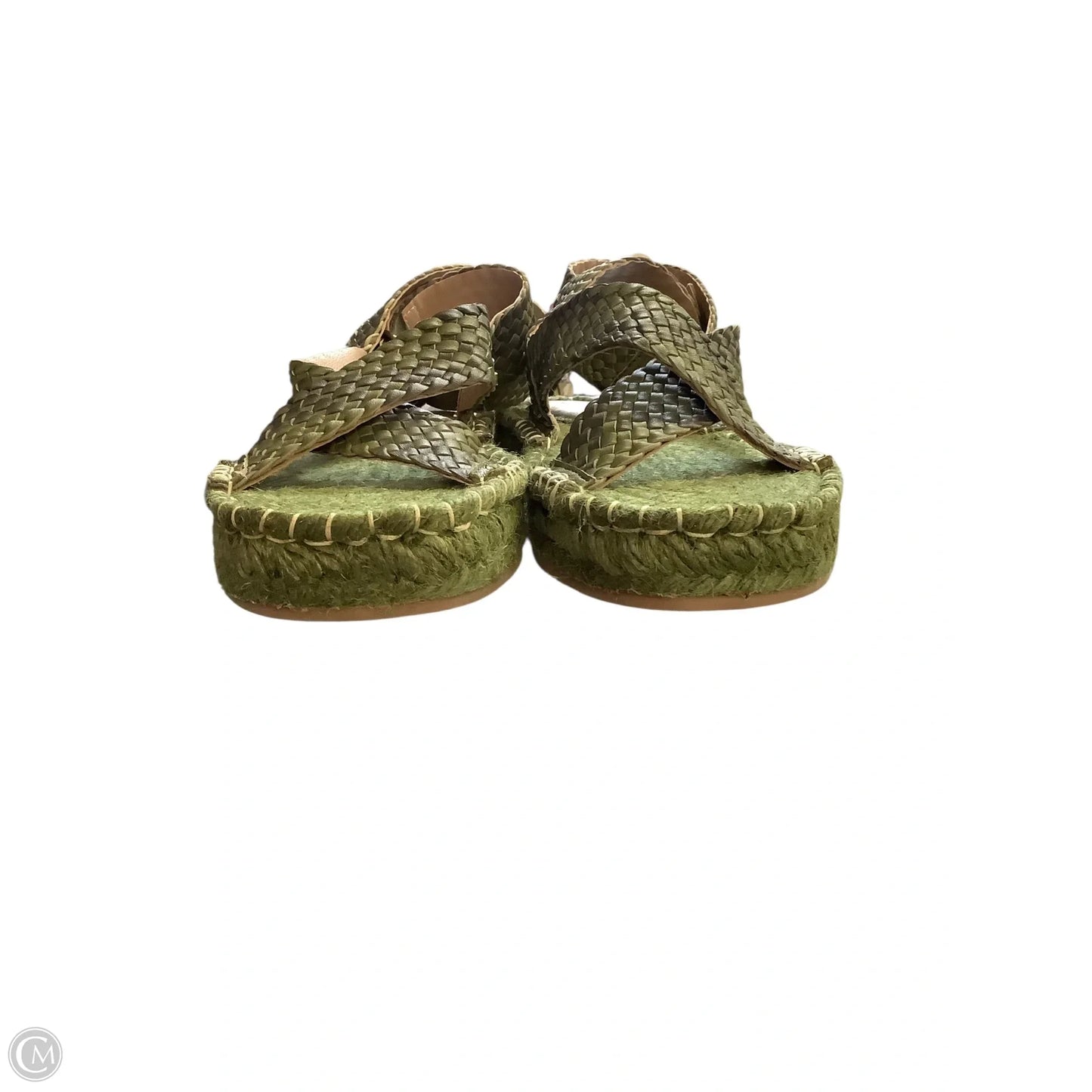 Sandals Heels Platform By Sam Edelman In Green, Size: 6.5