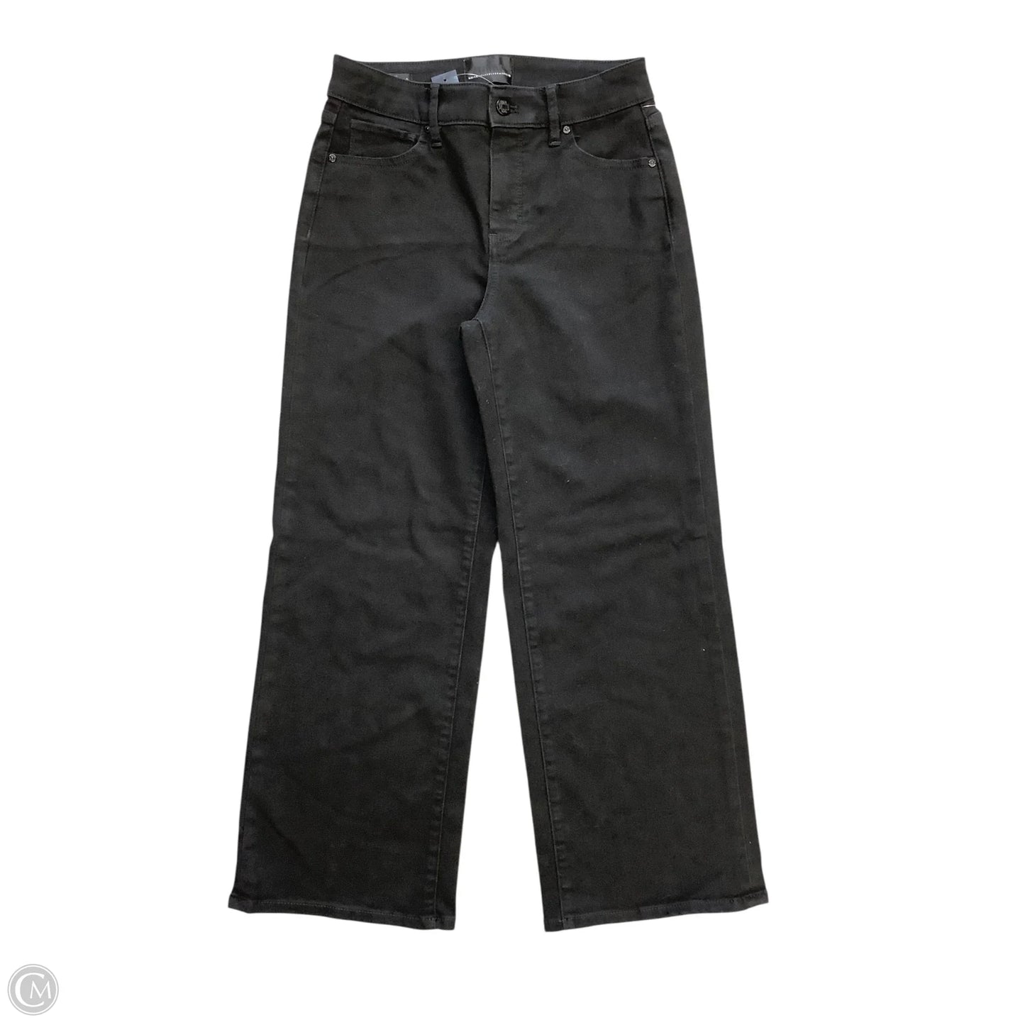 Jeans Wide Leg By White House Black Market In Black Denim, Size: 2