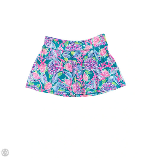 Skort Designer By Lilly Pulitzer In Teal, Size: S