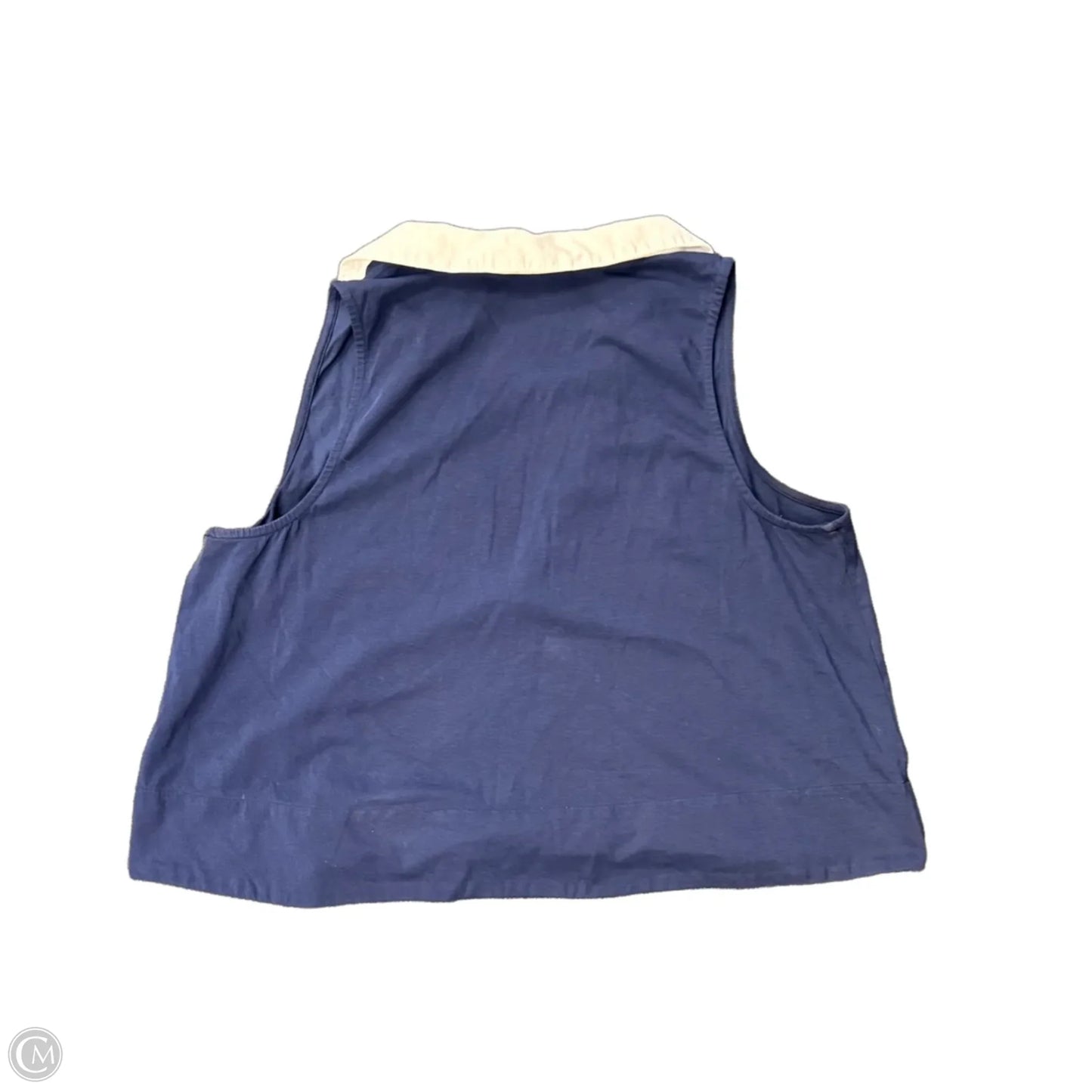 Top Sleeveless By Maeve In Navy, Size: L