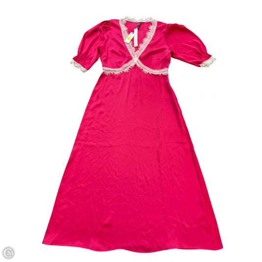 Dress Party Long By Anthropologie In Pink, Size: S