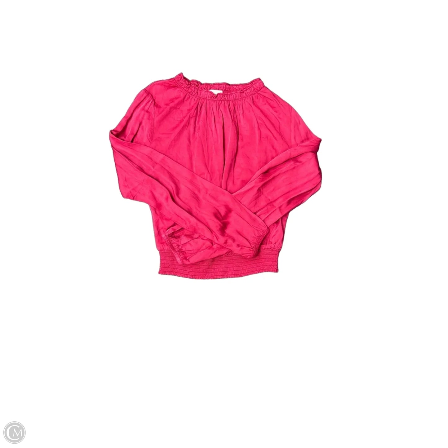 Blouse Long Sleeve By Cloth & Stone In Pink, Size: Xs