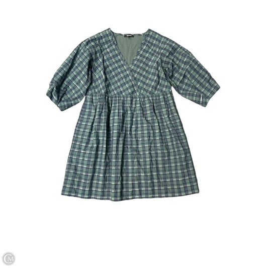 Dress Casual Short By Madewell In Plaid Pattern, Size: S