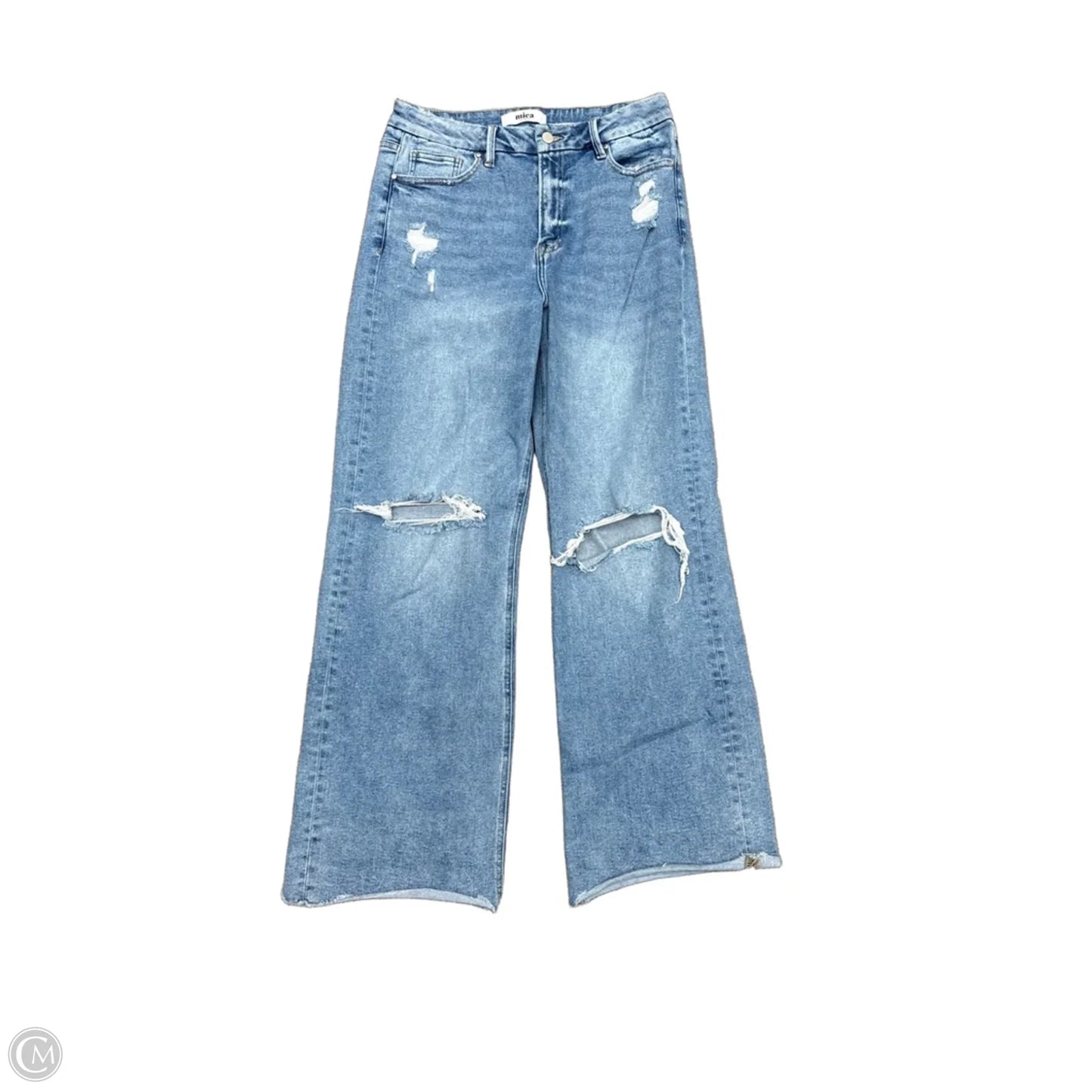 Jeans Wide Leg By Cmb In Blue Denim, Size: 10