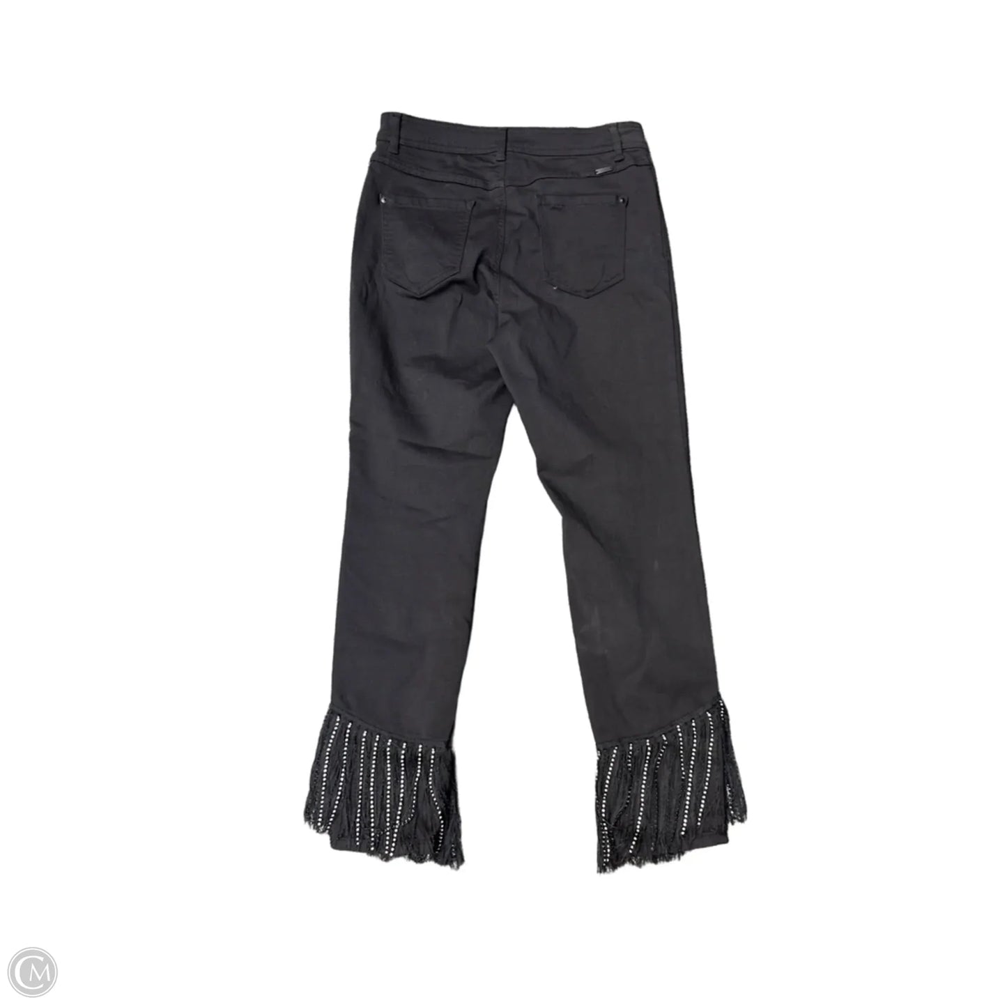 Jeans Skinny By Inc In Black Denim, Size: 14