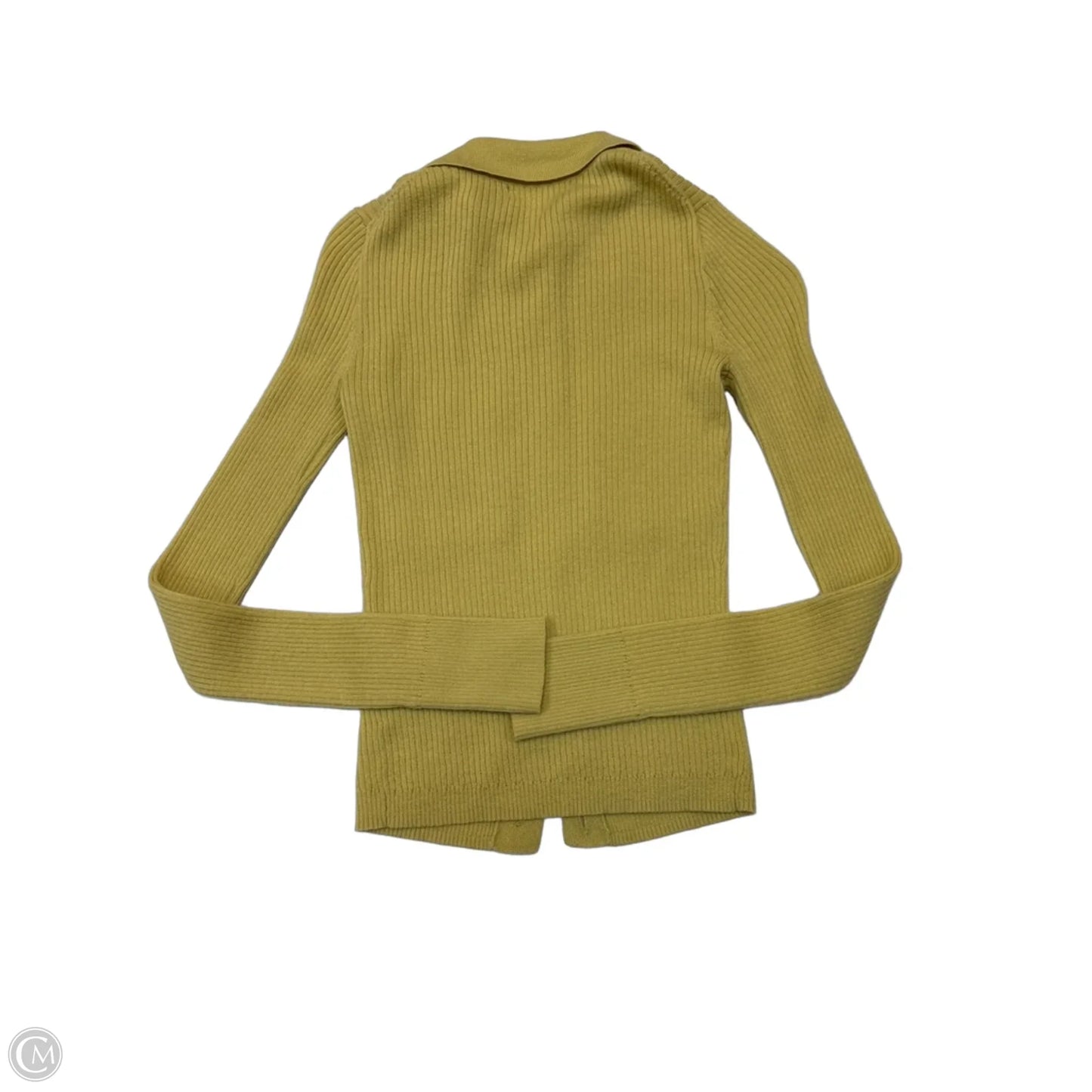 Top Long Sleeve By J. Crew In Yellow, Size: Xxs